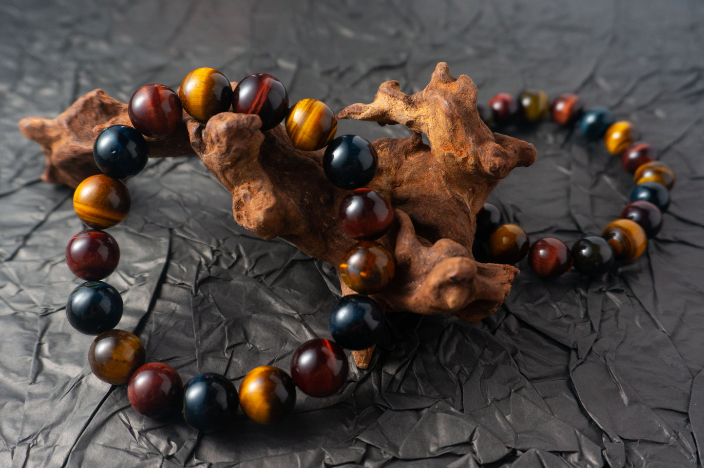 Rainbow Tiger's Eye Bracelet Daily Blessing Gift