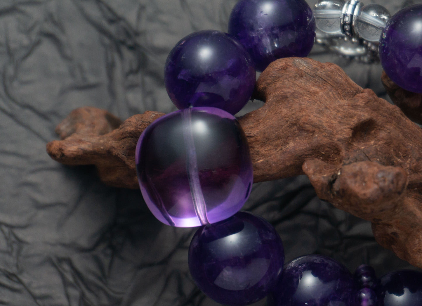 Handmade Extremely Potent Amethyst Bracelet
