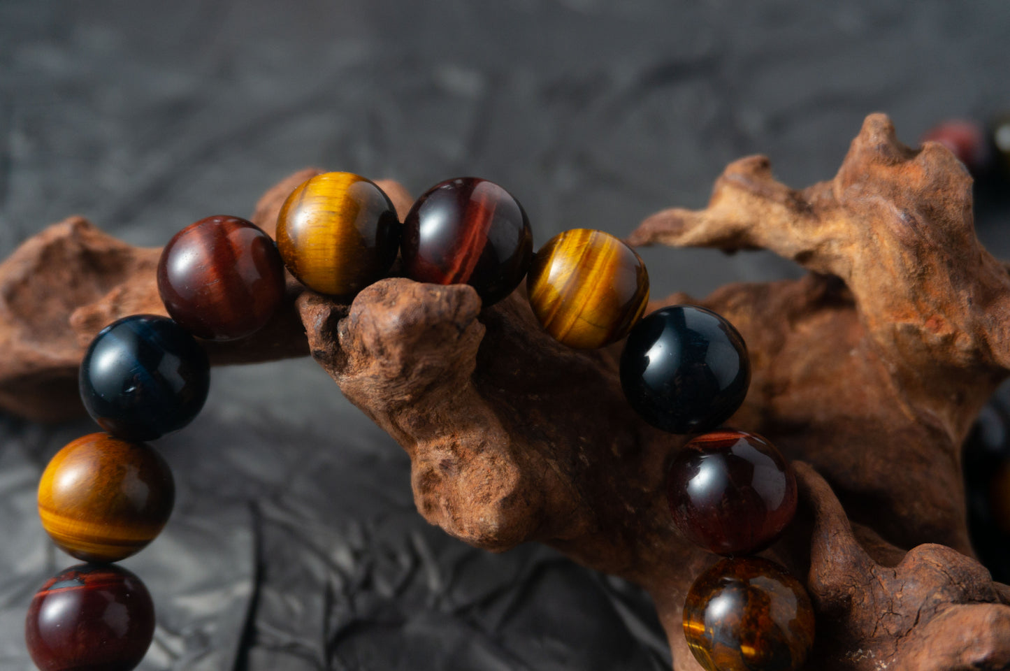 Rainbow Tiger's Eye Bracelet Daily Blessing Gift