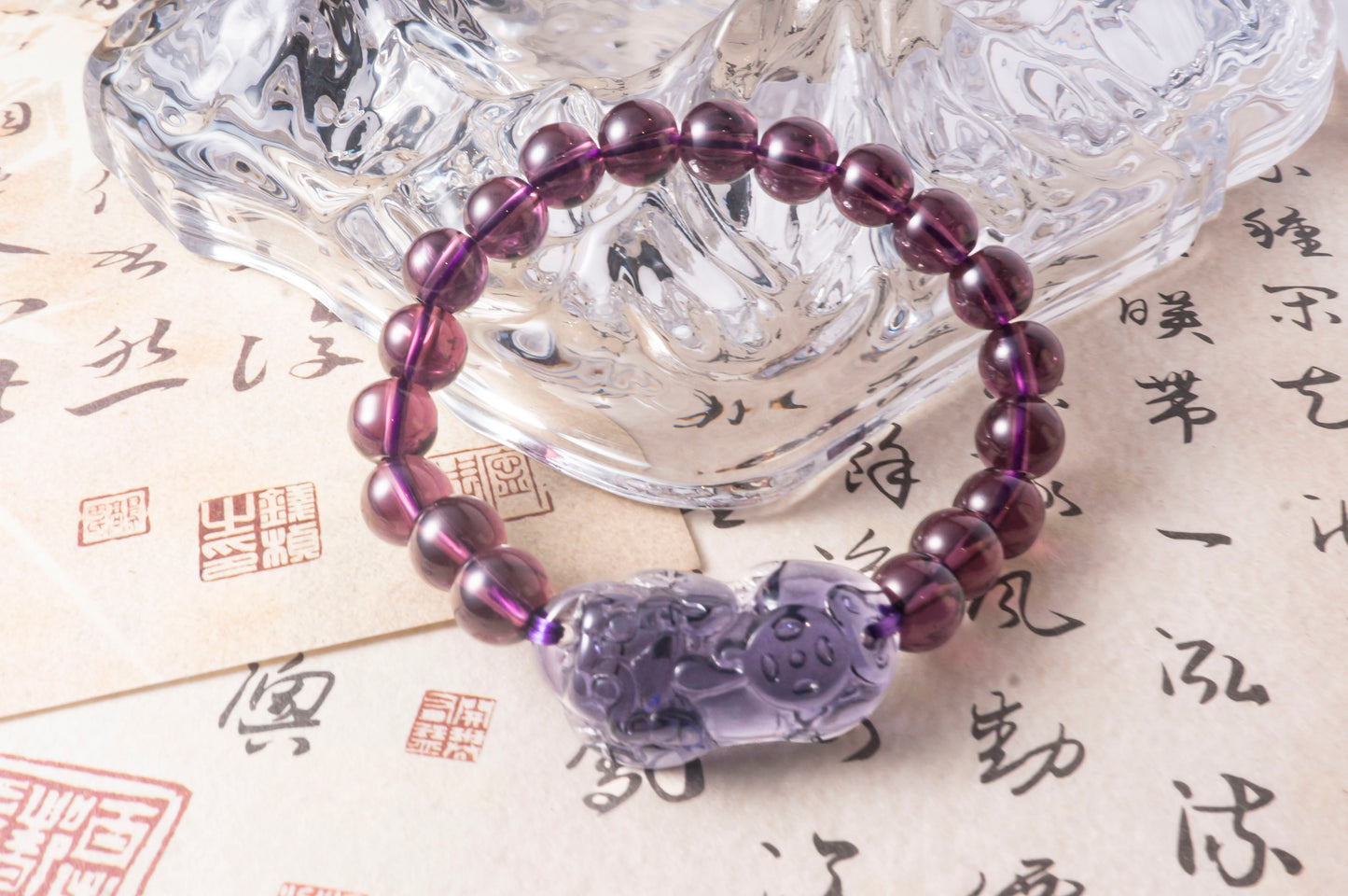 Pixiu Crystal Spirit Healing Bracelet