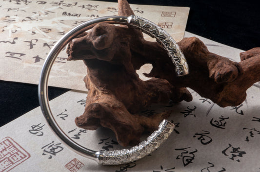 Wukong Auspicious Cloud Silver Bracelet