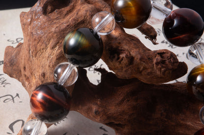 Handmade Multi-Tiger's Eye Energy Aggregation Bracelet