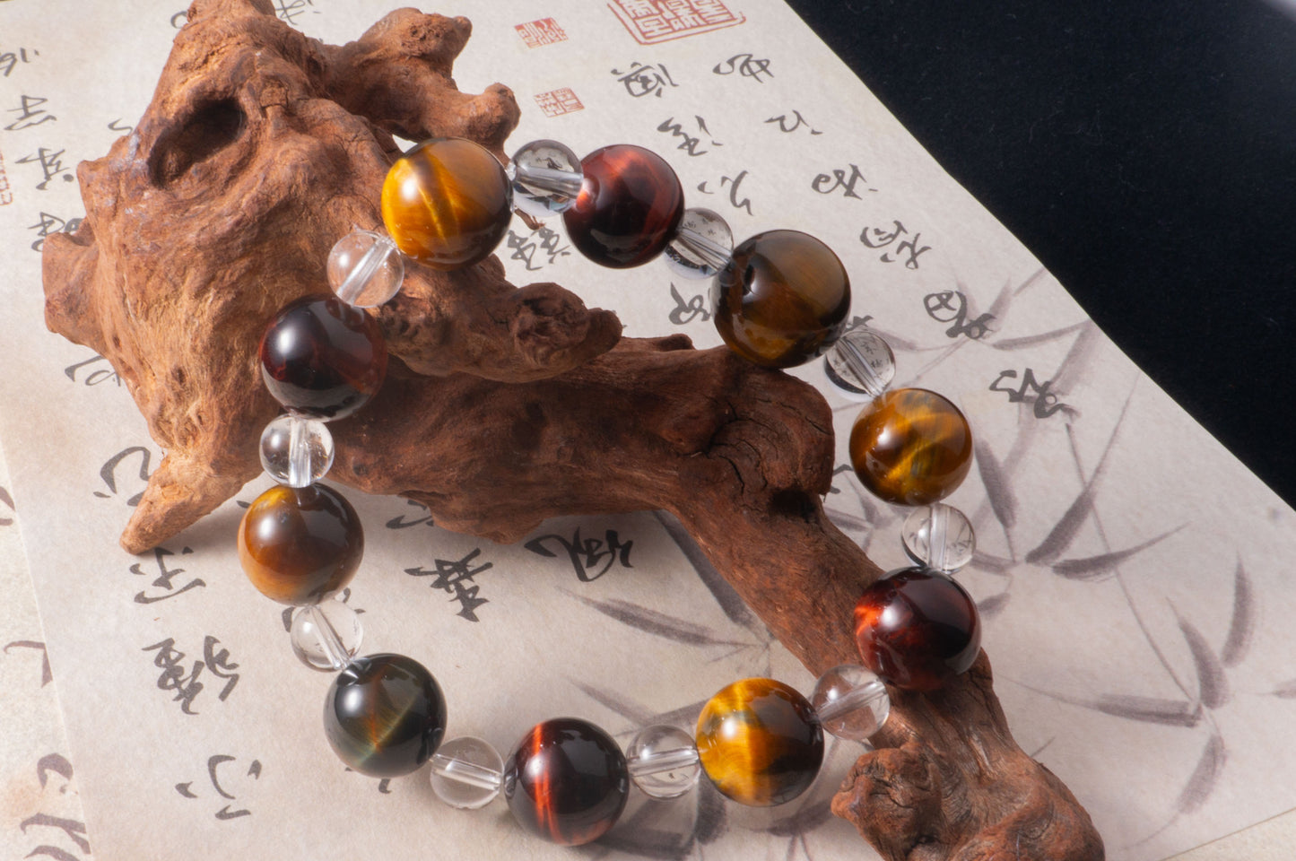 Handmade Multi-Tiger's Eye Energy Aggregation Bracelet