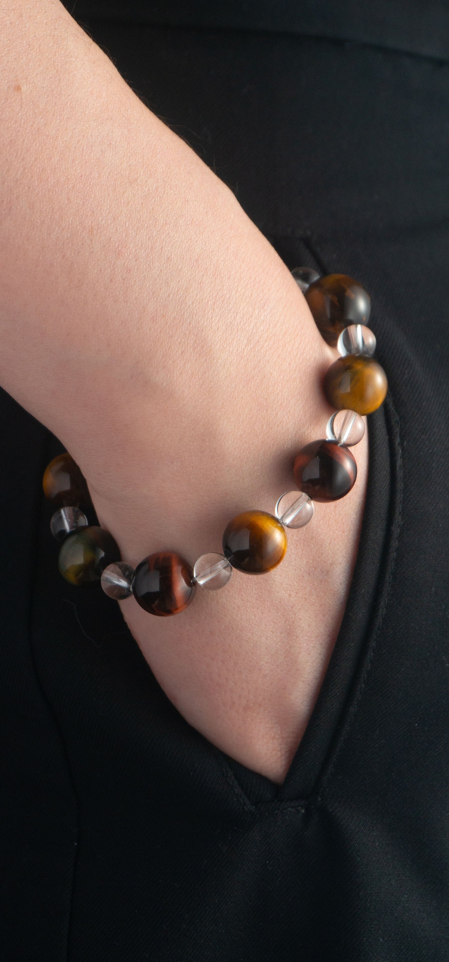 Handmade Multi-Tiger's Eye Energy Aggregation Bracelet