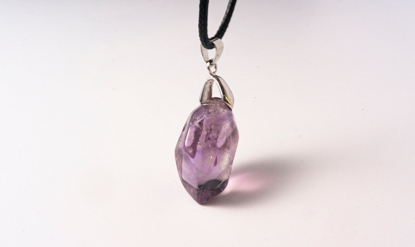 Amethyst Raw Stone Pendant